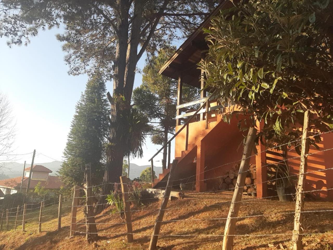 Chalé em Monte Verde , linda vista para montanhas Exterior foto